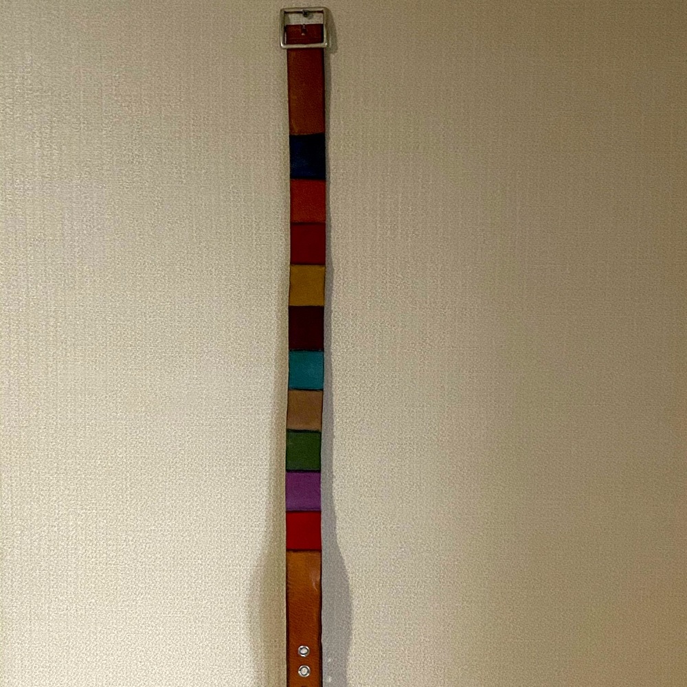 NWOT Lucky Brand genuine leather belt solid brass